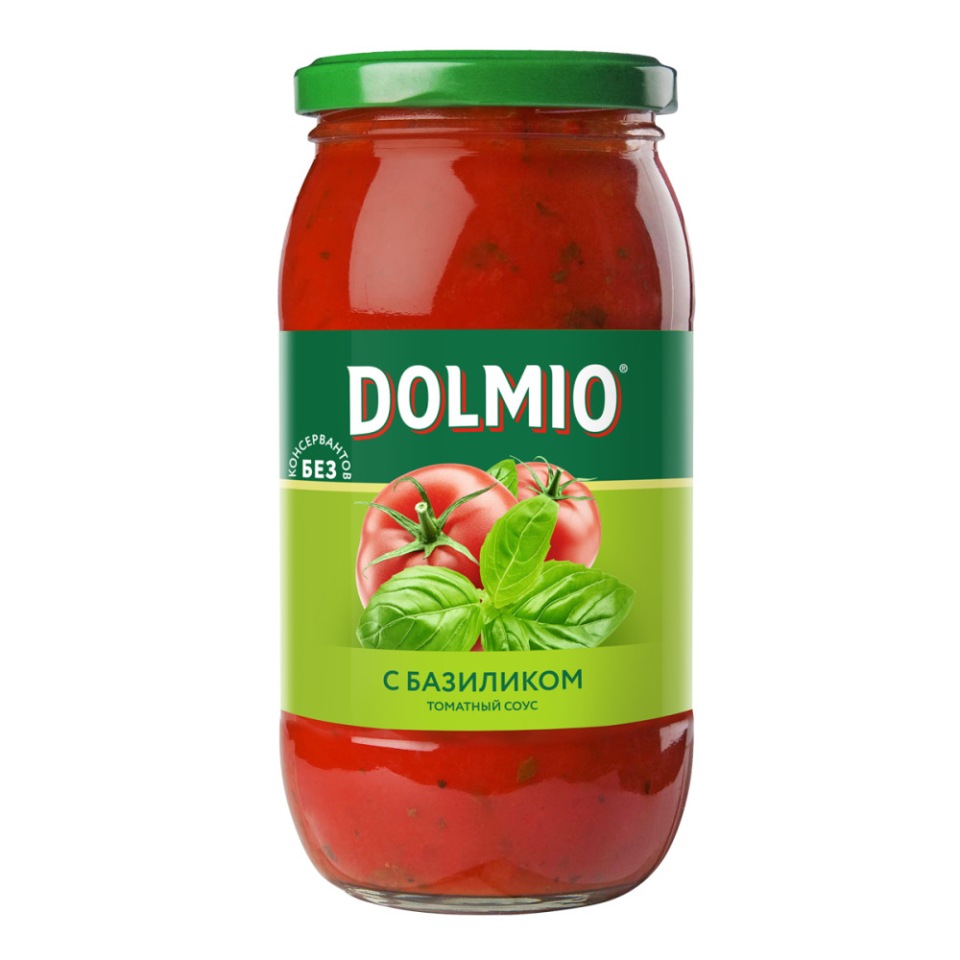 

Томатный соус DOLMIO для приготовления блюд с базиликом 500 г