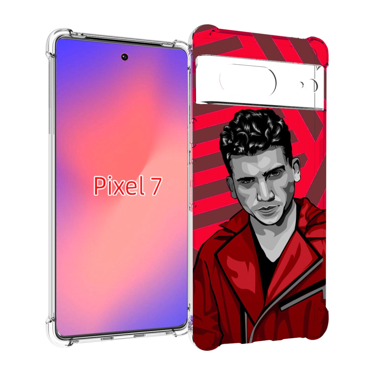 

Чехол Mypads Денвер-Бумажный-Дом Для Google Pixel 7, Прозрачный, Tocco