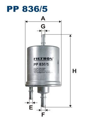 

PP 836/5 фильтр топливный Audi A4 II 1.8T Quattro 00>/A6 II (4F) 2.4-4.2 04>