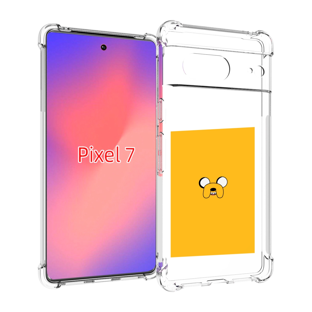 

Чехол Mypads Джейк-Время-Приключений Для Google Pixel 7, Прозрачный, Tocco