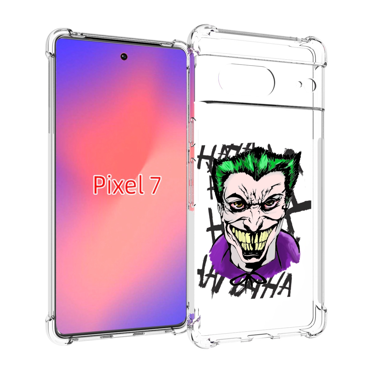 

Чехол Mypads Джокер-Крейзи Для Google Pixel 7, Прозрачный, Tocco