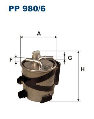 фото Топливный фильтр filtron pp9806