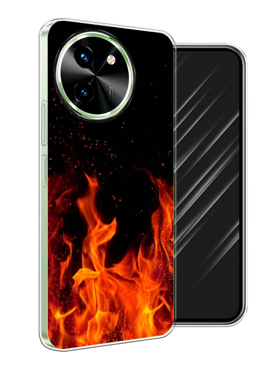 

Чехол Awog на Vivo T3x/Y38 5G "Все в огне", Оранжевый;черный, 2610650-1