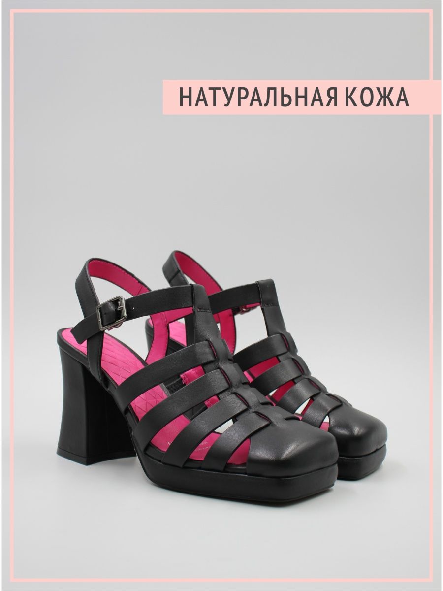 

Босоножки женские Graciana GL1354-372-6 черные 39 RU, Черный, gr6