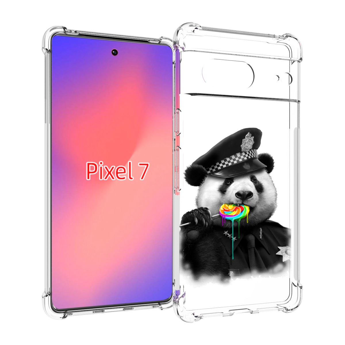 

Чехол Mypads Панда Полиция Для Google Pixel 7, Прозрачный, Tocco
