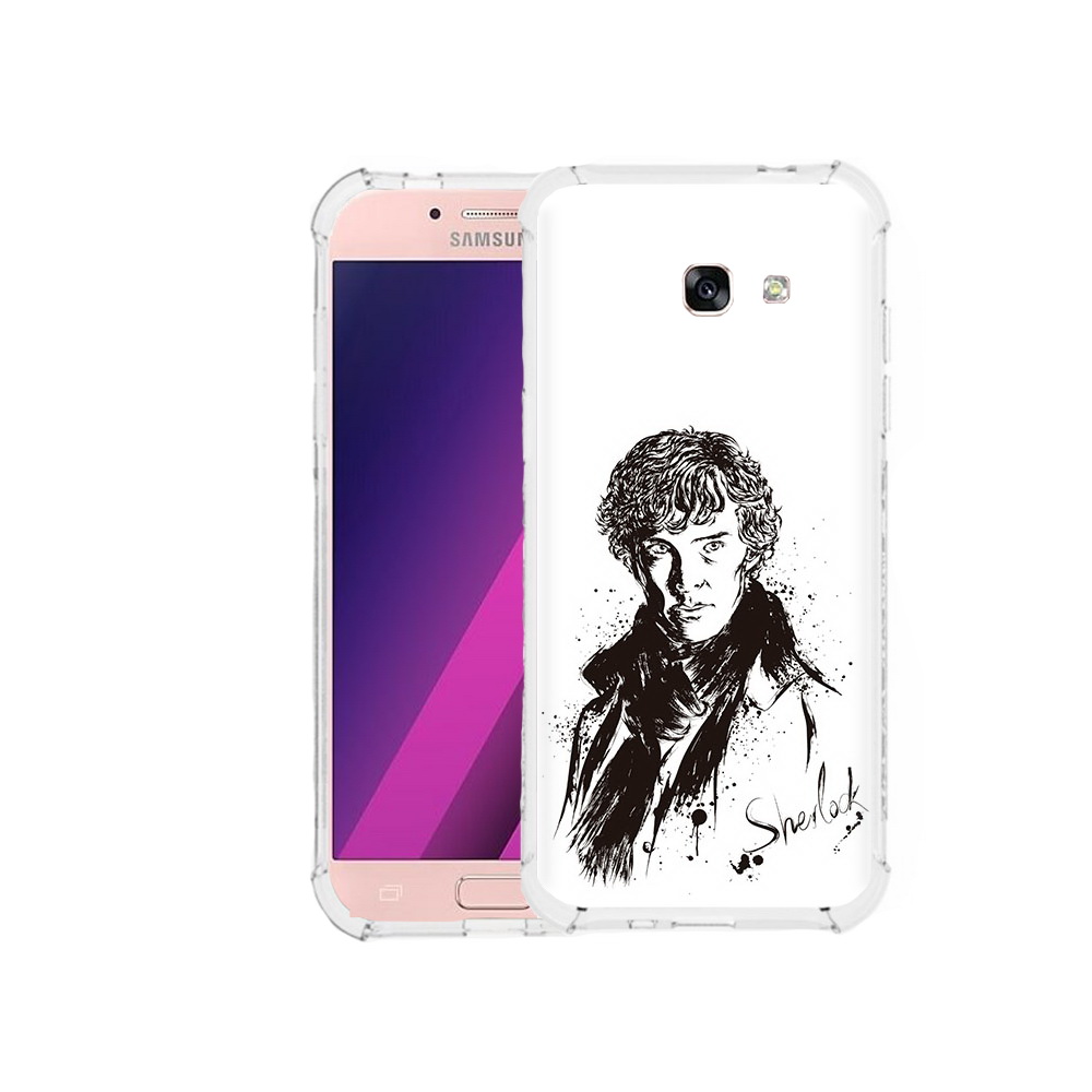 

Чехол MyPads Tocco для Samsung Galaxy A5 шерлок холмс портрет (PT51293.578.698), Прозрачный, Tocco