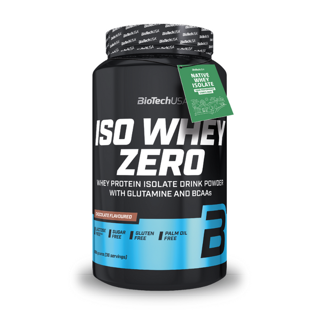 Изолят сывороточного протеина BioTechUSA Iso Whey Zero порошок 908 г, шоколад