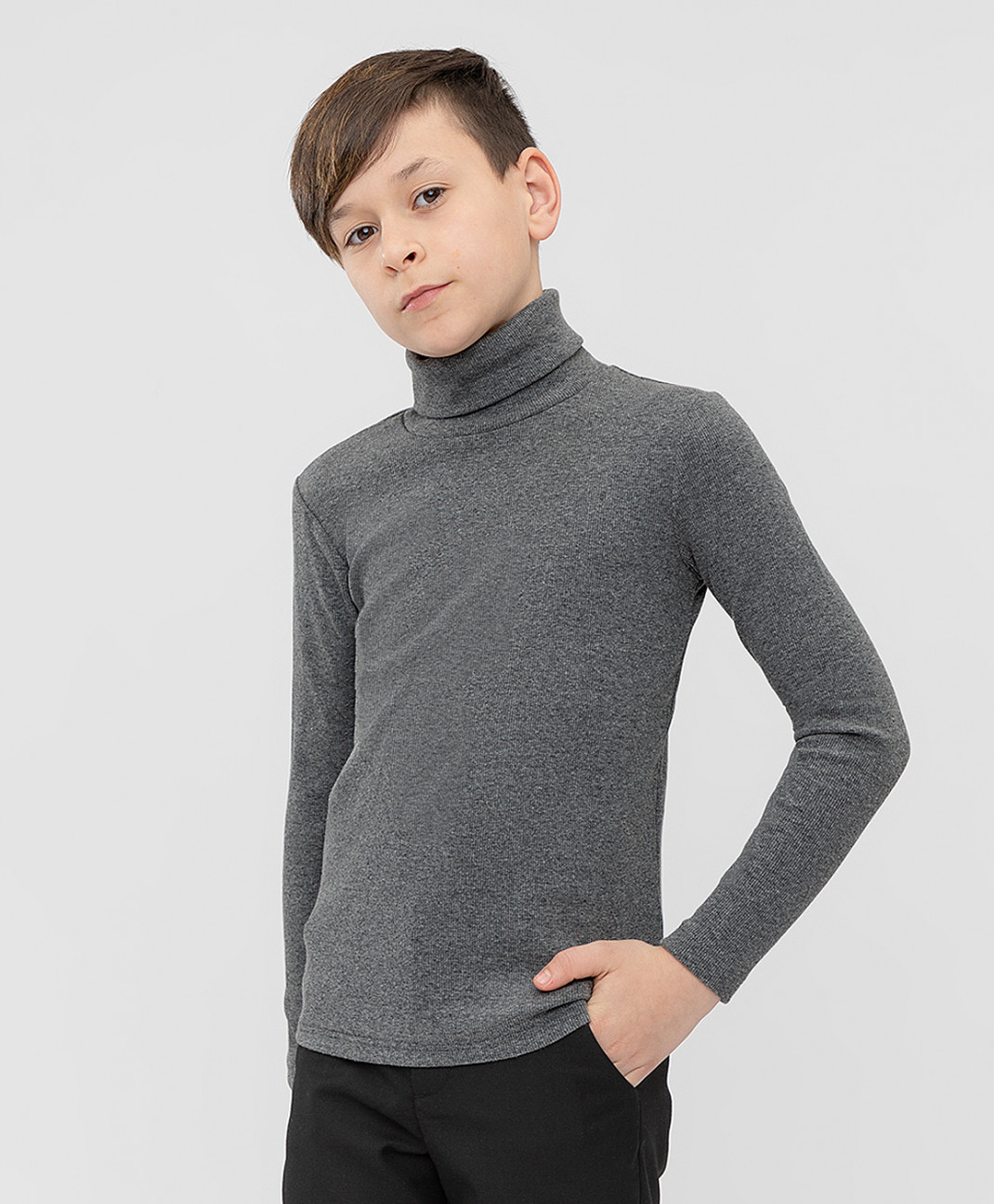 

Водолазка базовая Button Blue цв.серый р.158 222BBBS18010100, 222BBBS18010100