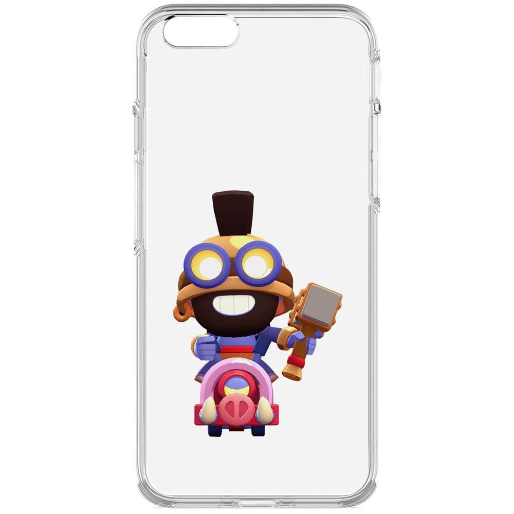 

Чехол-накладка Brawl Stars-Карл Всадник на кабане для iPhone 6