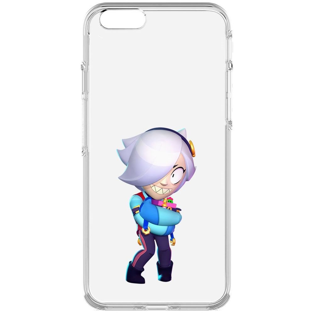 

Чехол-накладка Brawl Stars-Колетт для iPhone 6, Прозрачный
