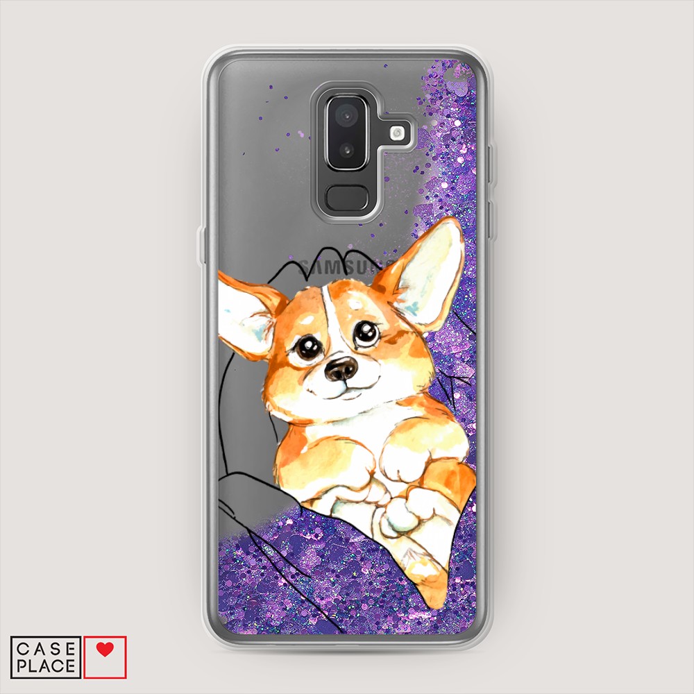 

Чехол Awog "Корги в ладошках" на Samsung Galaxy J8, 26592-1