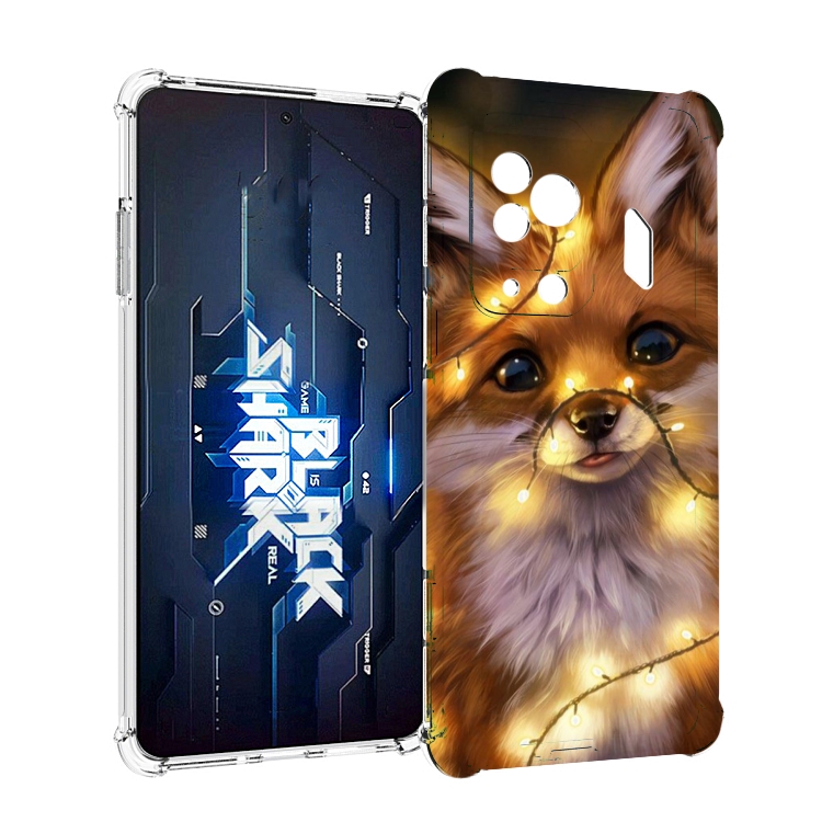 

Чехол MyPads Лисенок-в-гирлянде для Xiaomi Black Shark 5 Pro, Прозрачный, Tocco