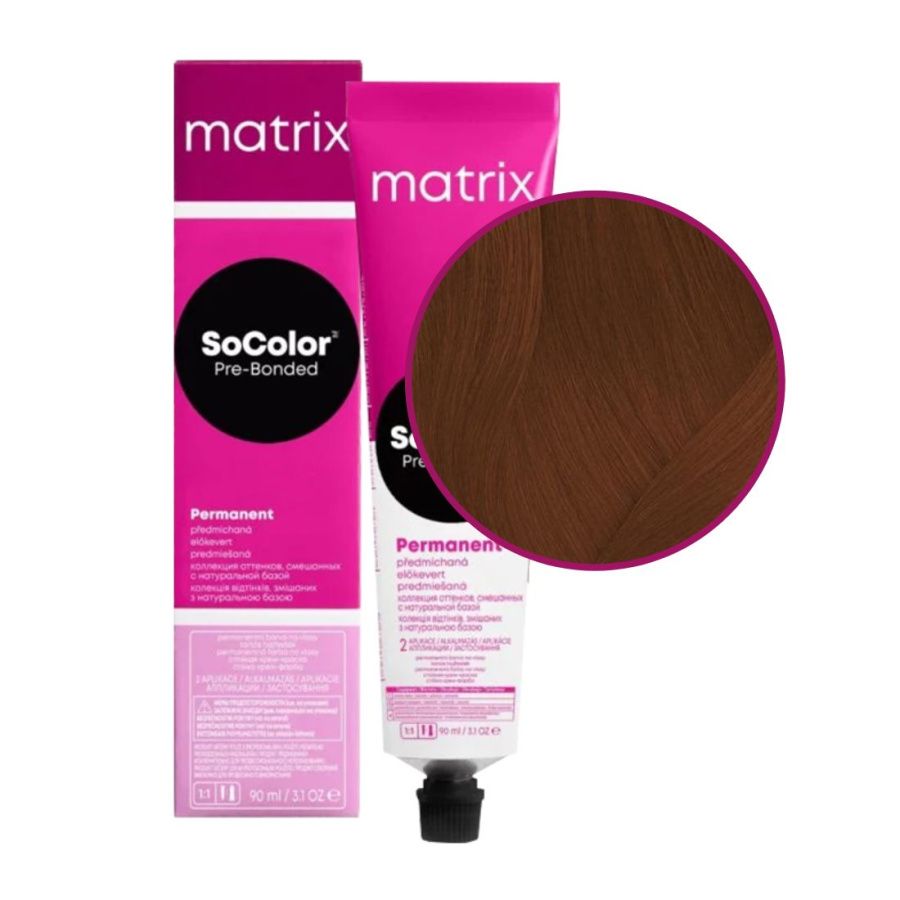 Крем-краска для волос Matrix SoColor Pre-Bonded тон 5C светлый шатен медный, 90 мл