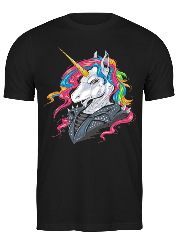 

Футболка мужская Printio Unicorn черная 3XL, Черный, Unicorn