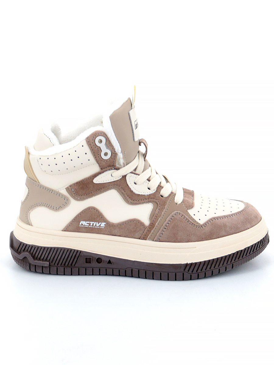 

Кеды женские Baden JM107-010 бежевые 36 RU, Бежевый, JM107-010