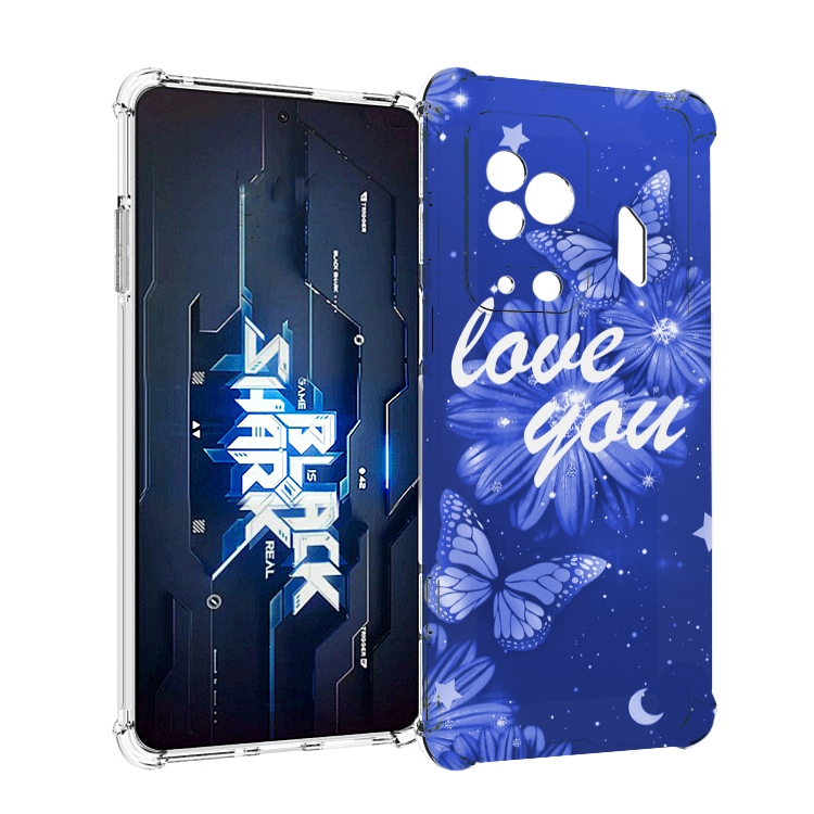 

Чехол MyPads Люблю-тебя-с-бабочками для Xiaomi Black Shark 5 Pro, Прозрачный, Tocco