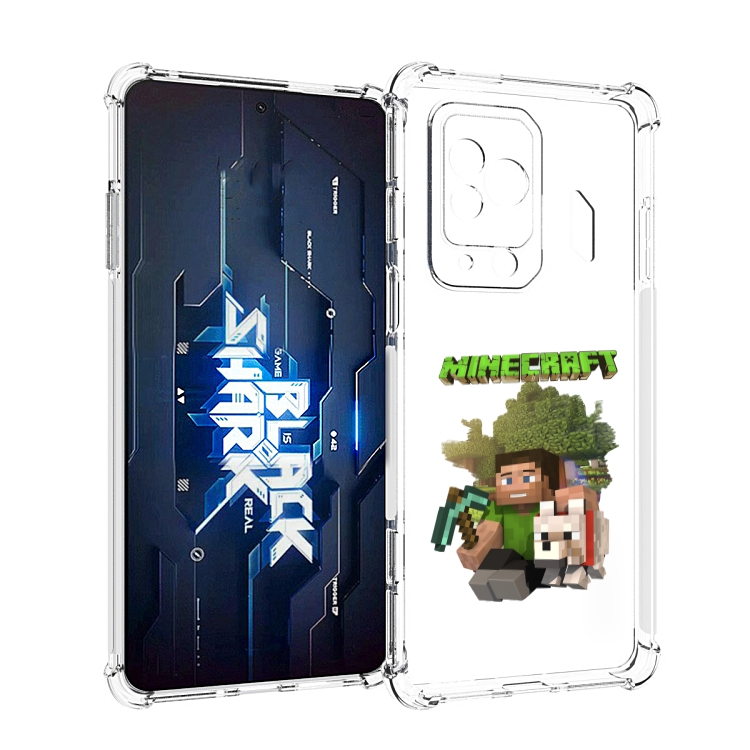 

Чехол MyPads Майнкрафт детский для Xiaomi Black Shark 5 Pro, Прозрачный, Tocco