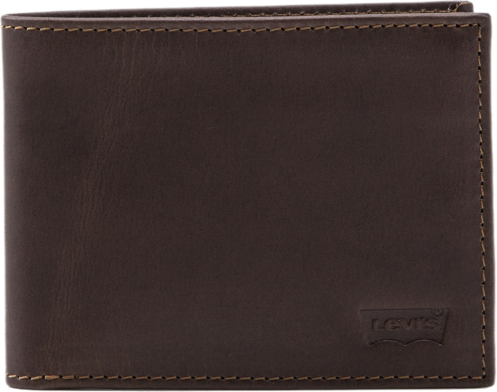 

Портмоне мужское Levi's Casual Classics Leather Bifold Wallet коричневое, Коричневый, Casual Classics Leather Bifold Wallet