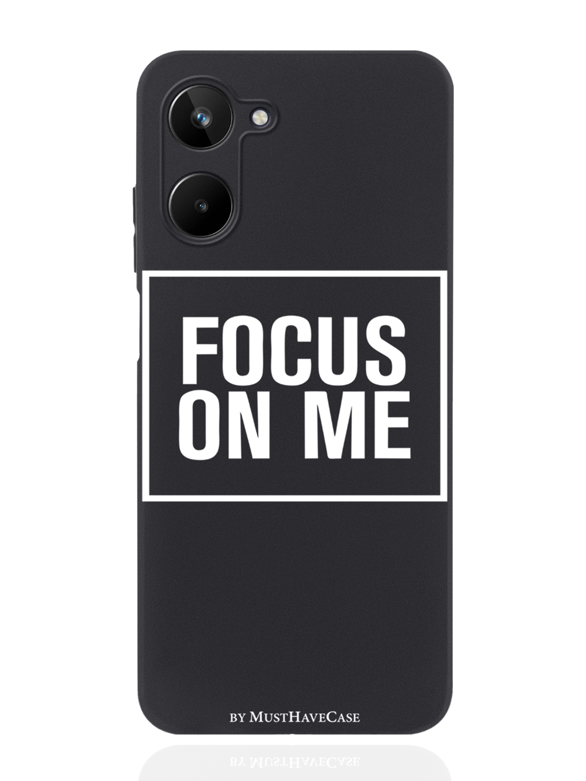 фото Чехол musthavecase для realme 10 focus on me черный