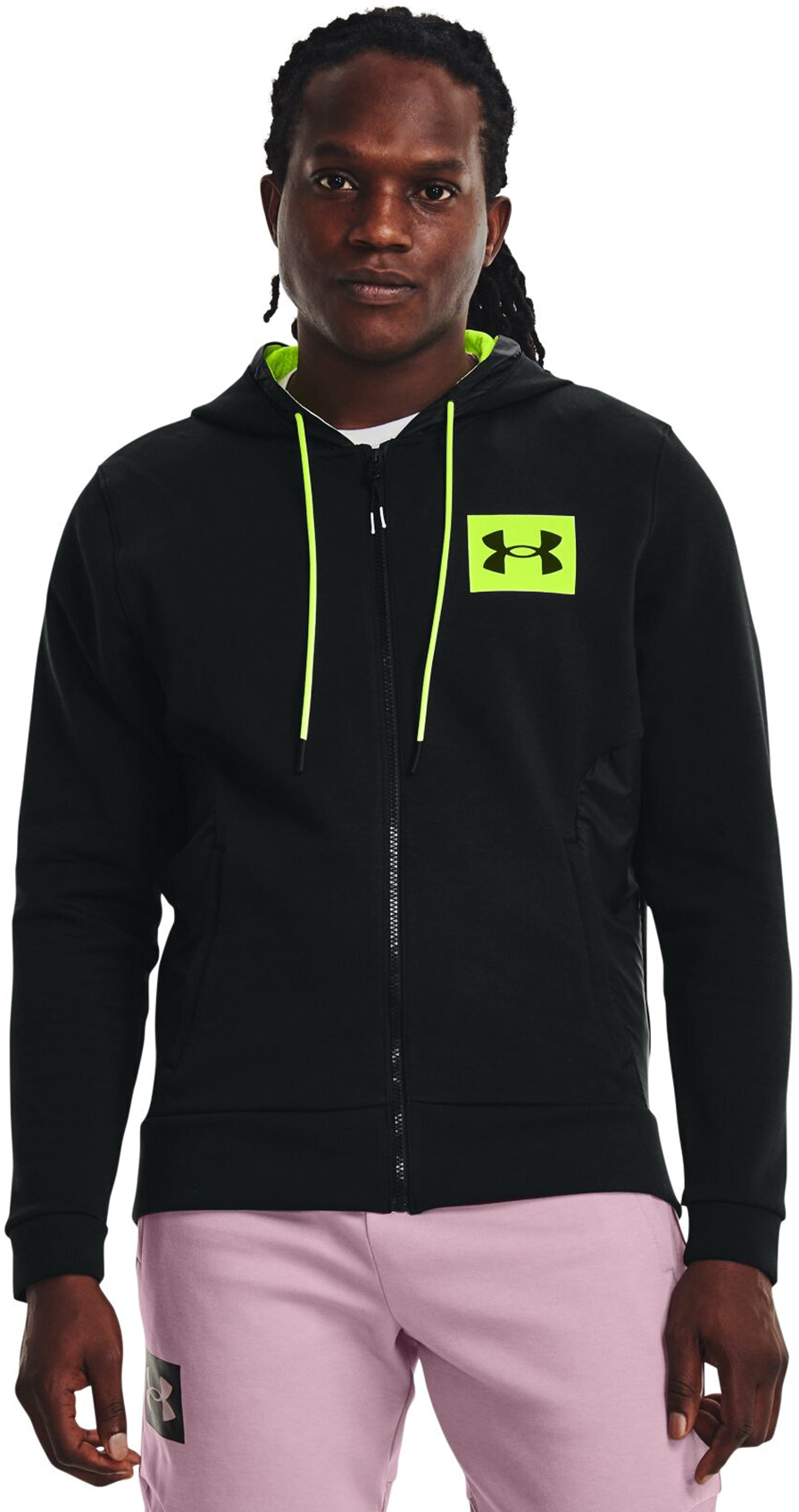 

Толстовка мужская Under Armour Summit Knit Fz Hoodie черная MD, Черный, Summit Knit Fz Hoodie