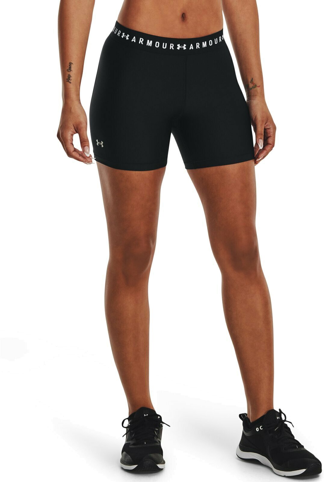 

Спортивные шорты женские Under Armour W Hg Middy черные XXL, Черный, W Hg Middy