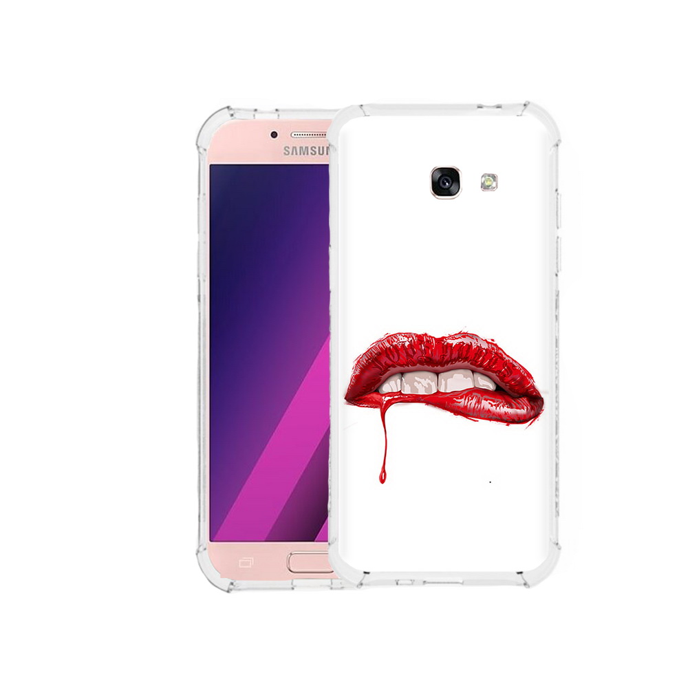 

Чехол MyPads Tocco для Samsung Galaxy A5 яркие красные губы (PT51293.578.706), Прозрачный, Tocco