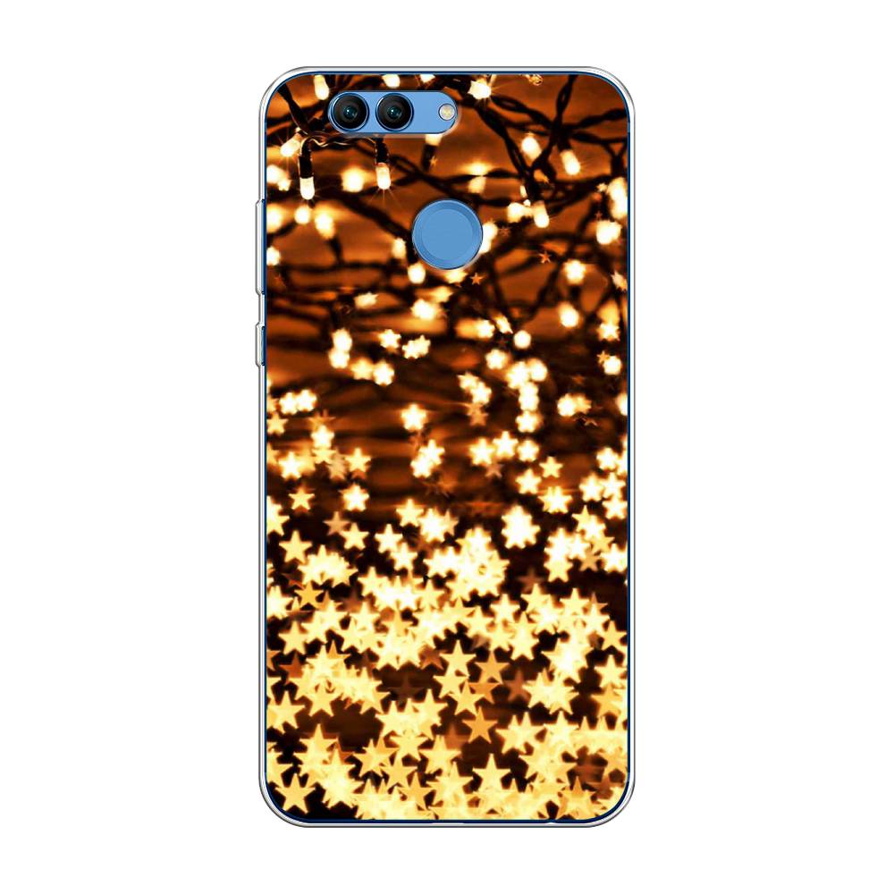 

Чехол на Huawei Nova 2 "Новогодняя гирлянда", Золотистый, 62950-5