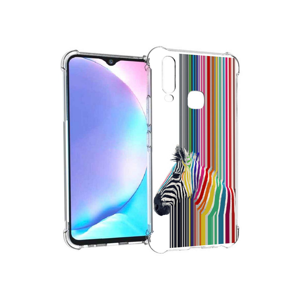 

Чехол MyPads Tocco для Vivo Y17 радужная зебра (PT136369.382.565), Tocco