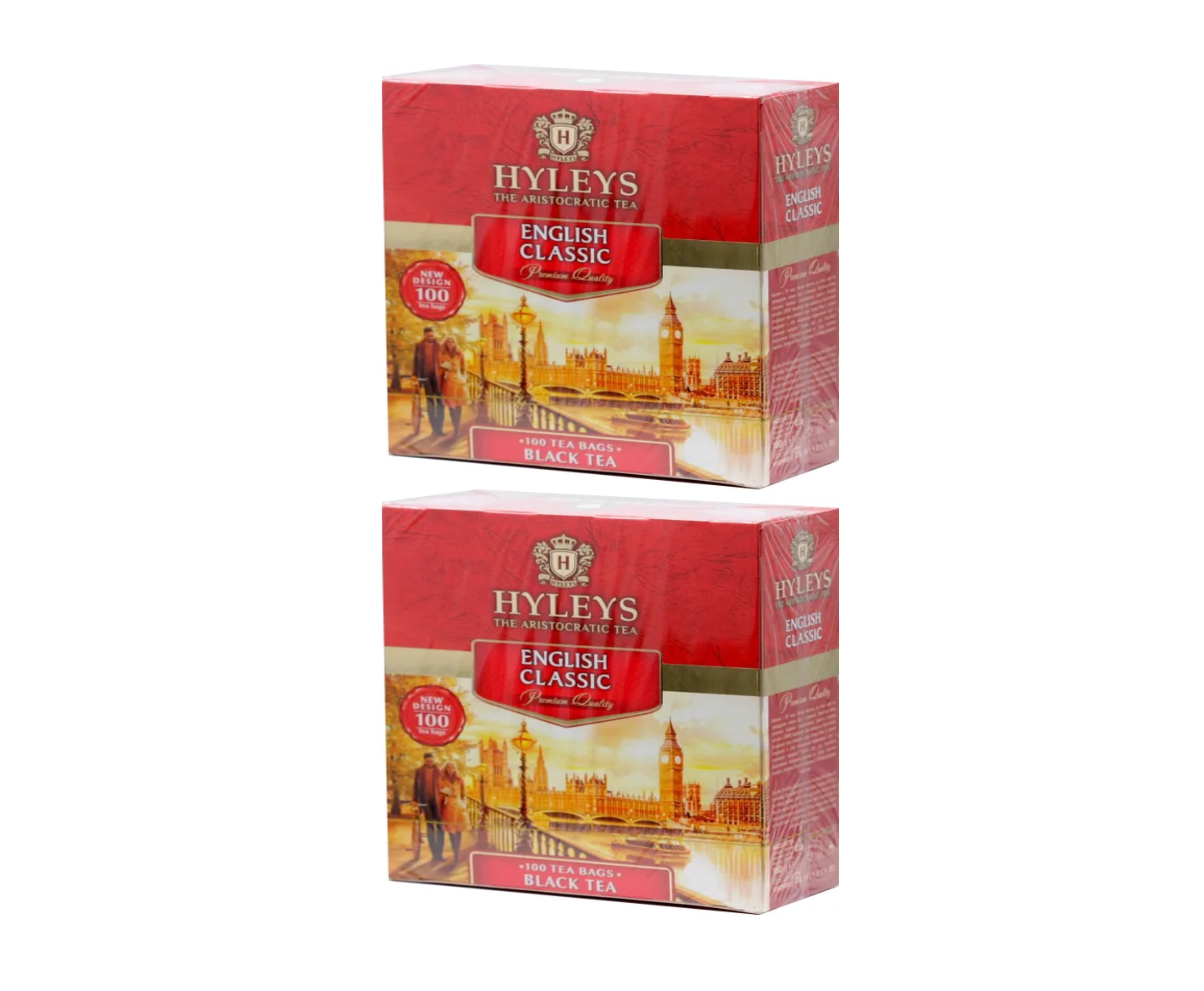 

Чай HYLEYS Английский Классический в пакетиках, 100 г х 2 шт, классический