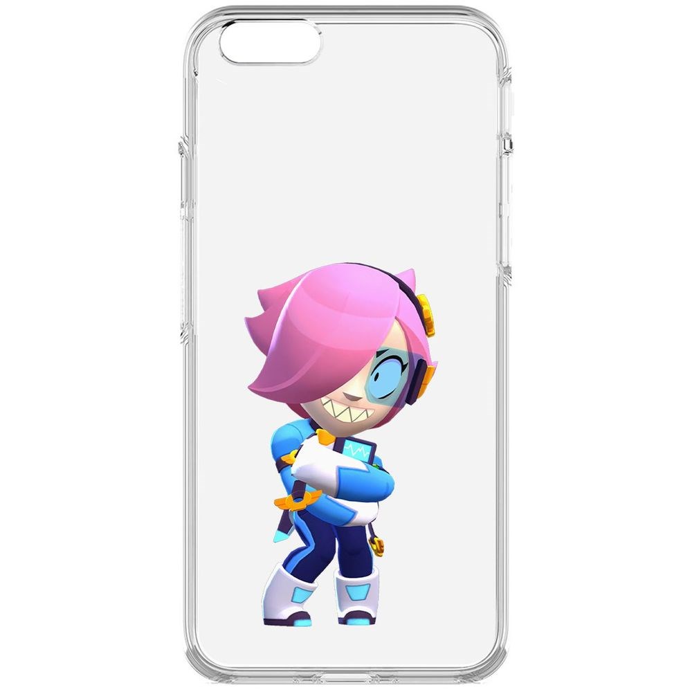

Чехол-накладка Brawl Stars-Колетт Навигатор для iPhone 6S, Прозрачный
