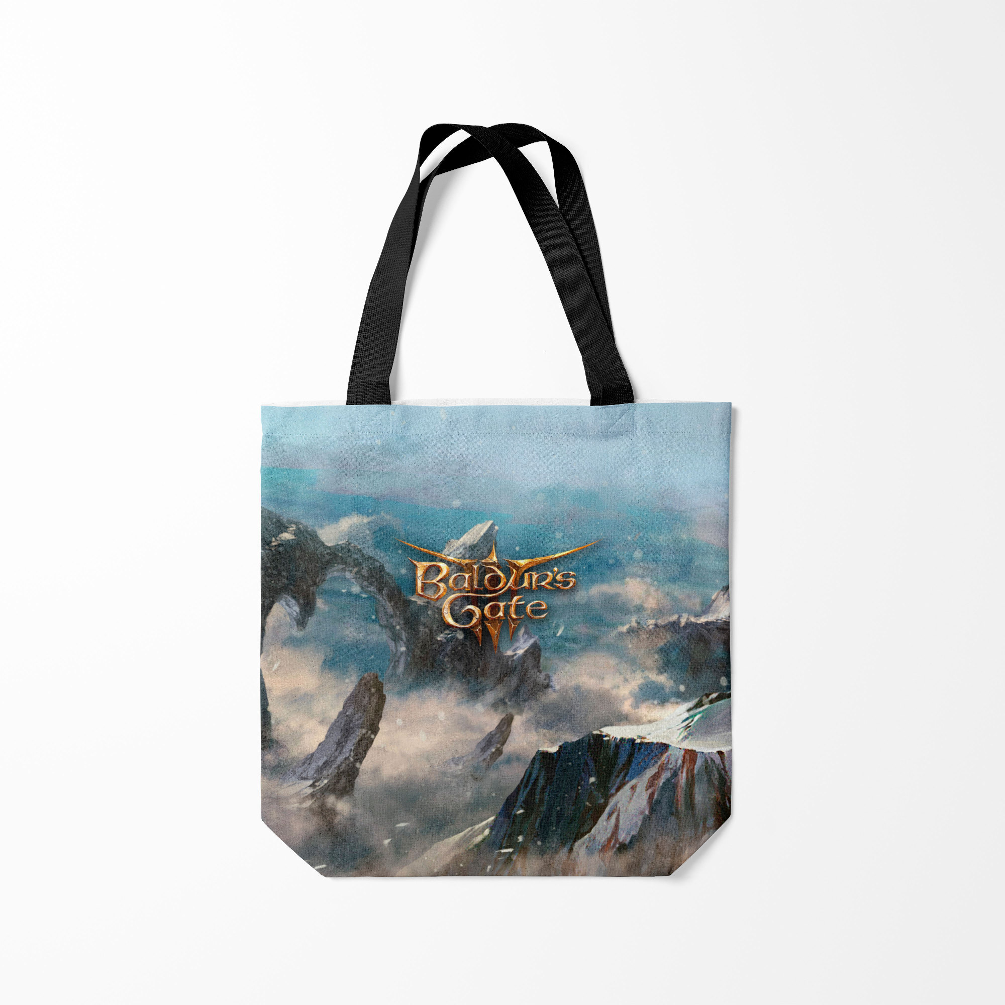 

Сумка шoппер унисекс Burnettie Baldurs Gate, голубой, Baldurs Gate
