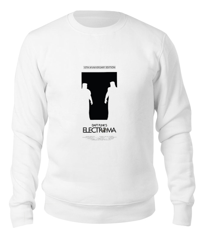 

Свитшот унисекс Printio Daft punk -electroma белый L, Daft punk -electroma