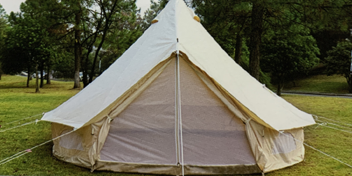 фото Палатка coolwalk юрта, кемпинговая, 4 места, бежевый