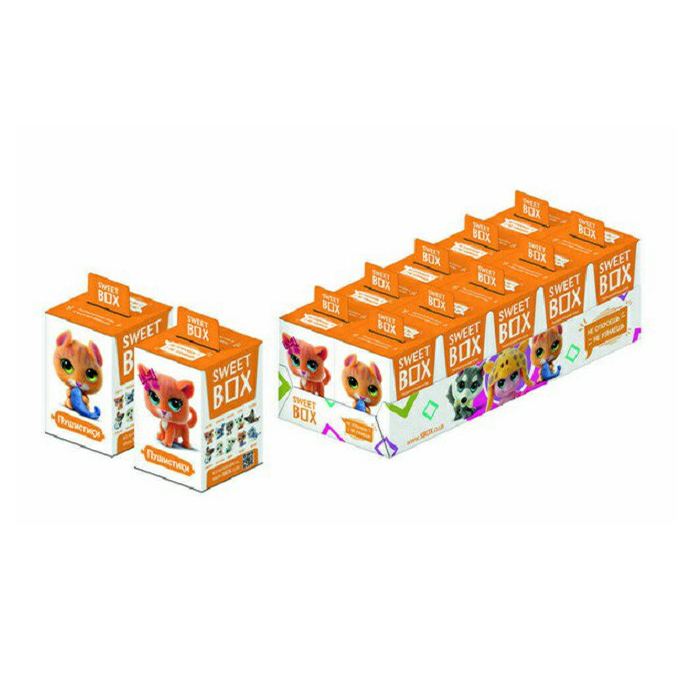 

Мармелад Sweet Box Пушистики с игрушкой 10 г в ассортименте