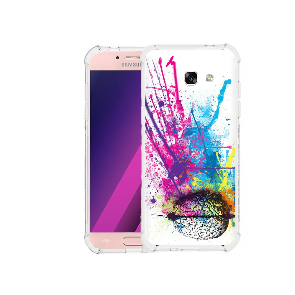 

Чехол MyPads Tocco для Samsung Galaxy A5 яркий красочный мозг (PT51293.578.710), Прозрачный, Tocco