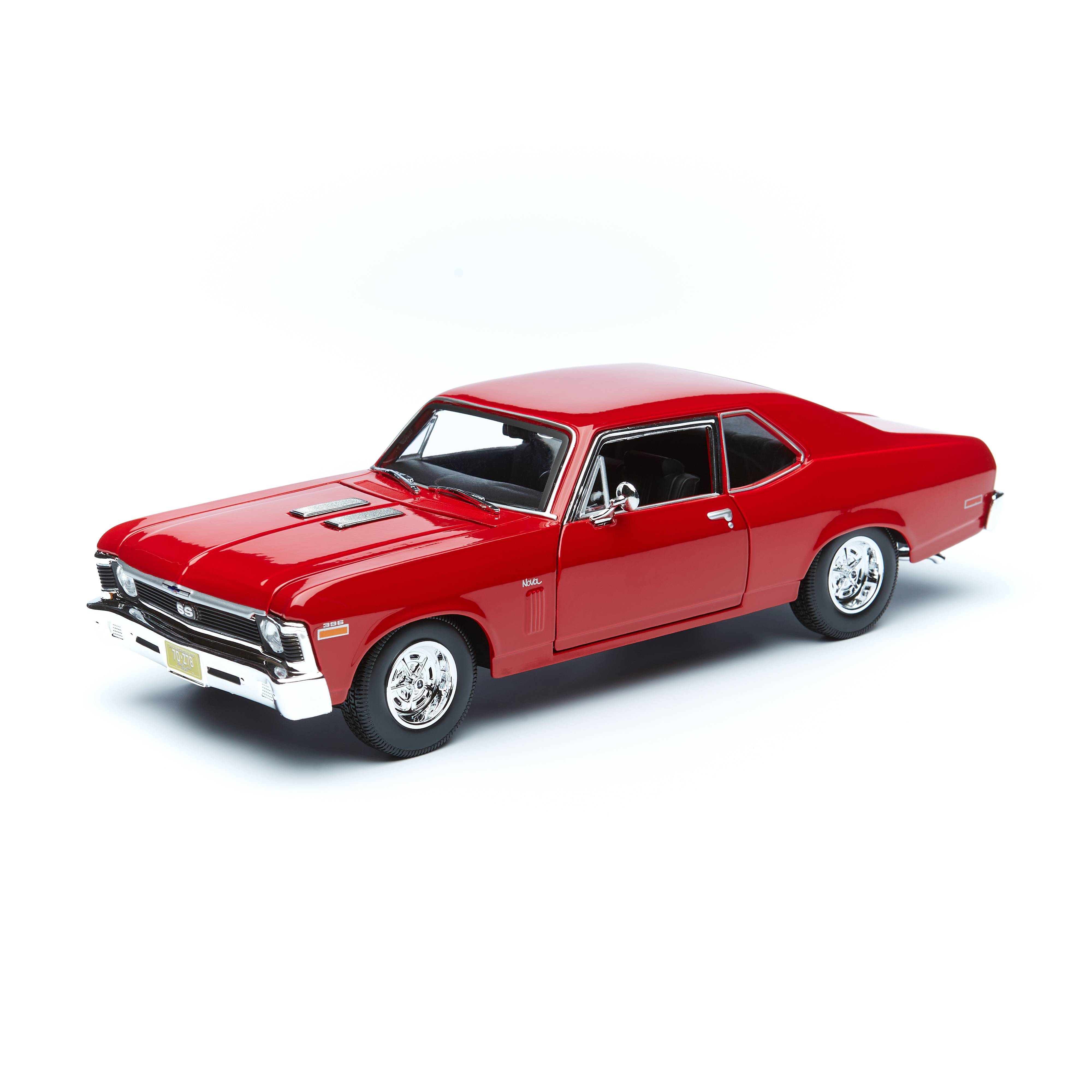 Maisto Машинка Chevrolet Nova SS Coupe, 1:18 красная 31132