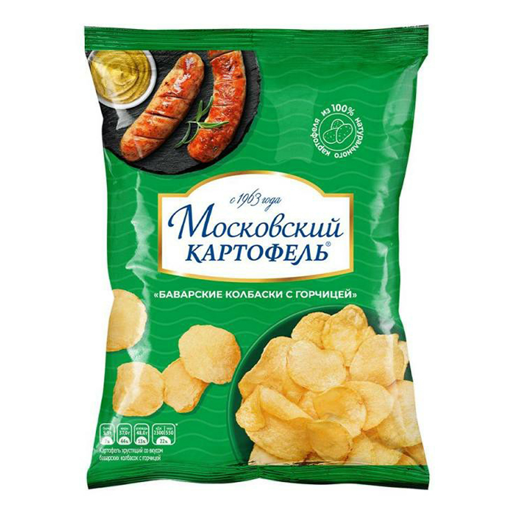 Чипсы картофельные Московский Картофель 20 г в ассортименте