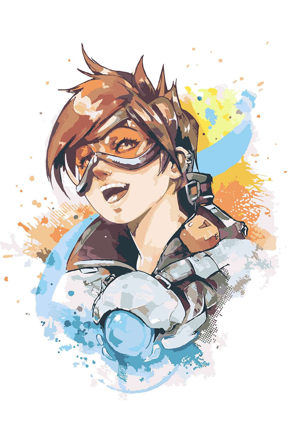 

Картина по номерам Красиво Красим Overwatch - Трейсер Ахэгао, 70 х 90 см, Overwatch - Трейсер Ахэгао
