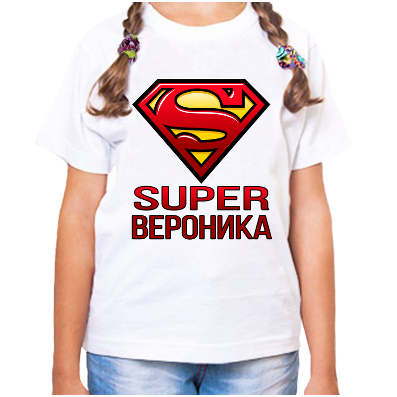 

Футболка девочке белая 30 р-р супер вероника, Белый, fdd_super_veronika