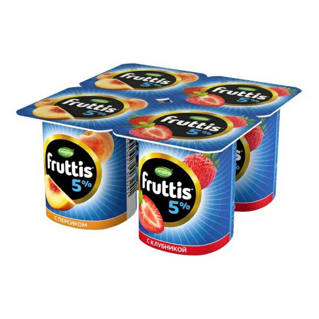 

Йогуртный продукт Fruttis Сливочное лакомство 5% 115 г в ассортименте