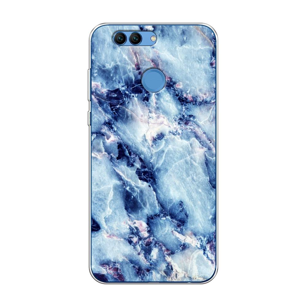 

Чехол на Huawei Nova 2 "Мрамор с синими прожилками", Синий, 62950-3