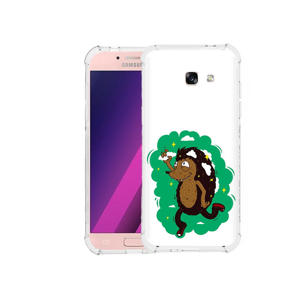 

Чехол MyPads Tocco для Samsung Galaxy A5 Ежик в облаках (PT51293.578.77), Прозрачный, Tocco