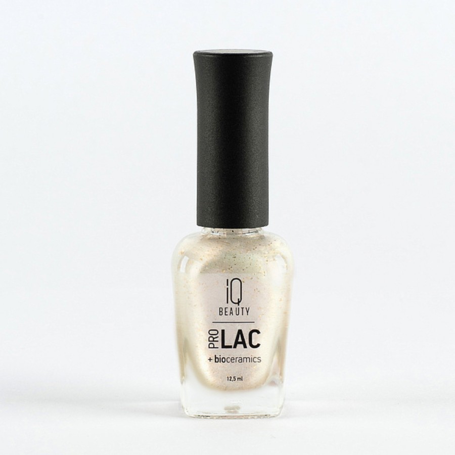 

Лак для ногтей IQ Beauty PROLAC+bioceramics 107 Like Champagne, 12.5 мл, Золотистый