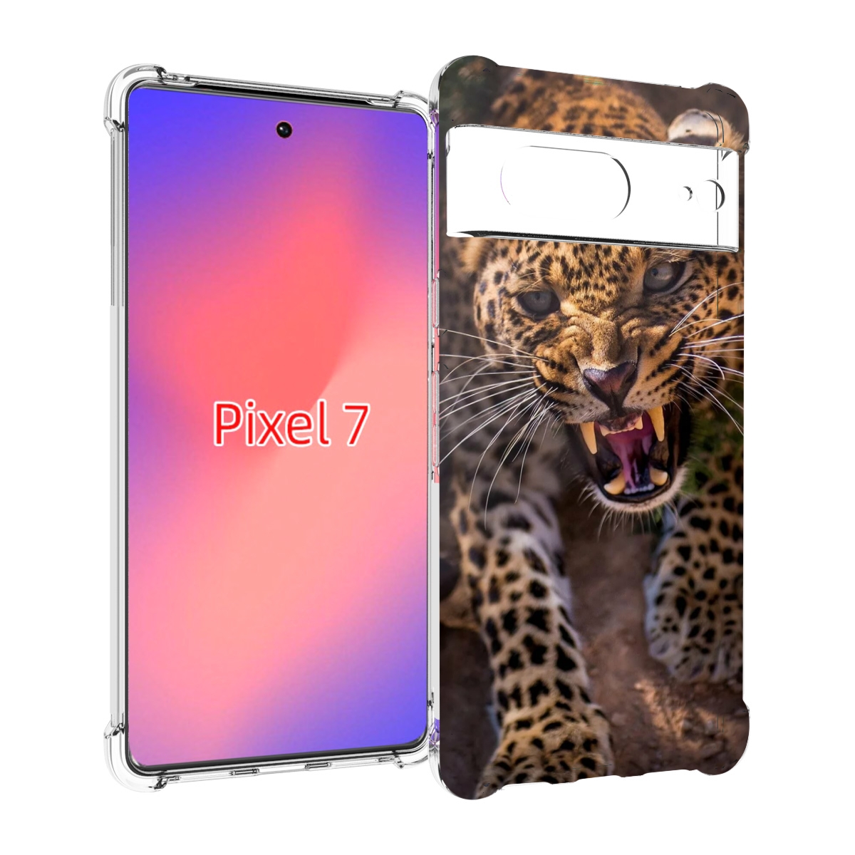 

Чехол Mypads Злой-Гепард Для Google Pixel 7, Прозрачный, Tocco