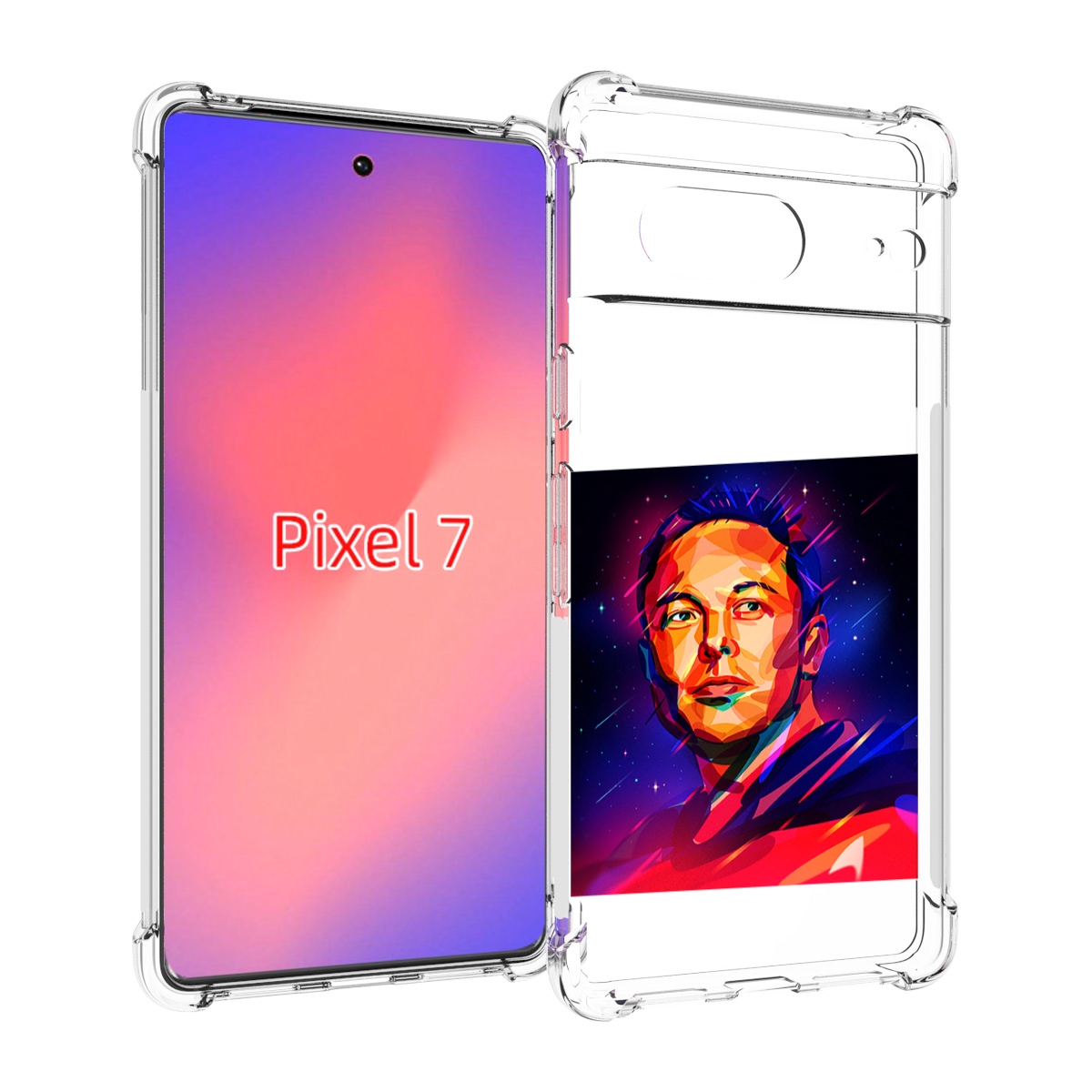 

Чехол Mypads Илон-Маск Для Google Pixel 7, Прозрачный, Tocco