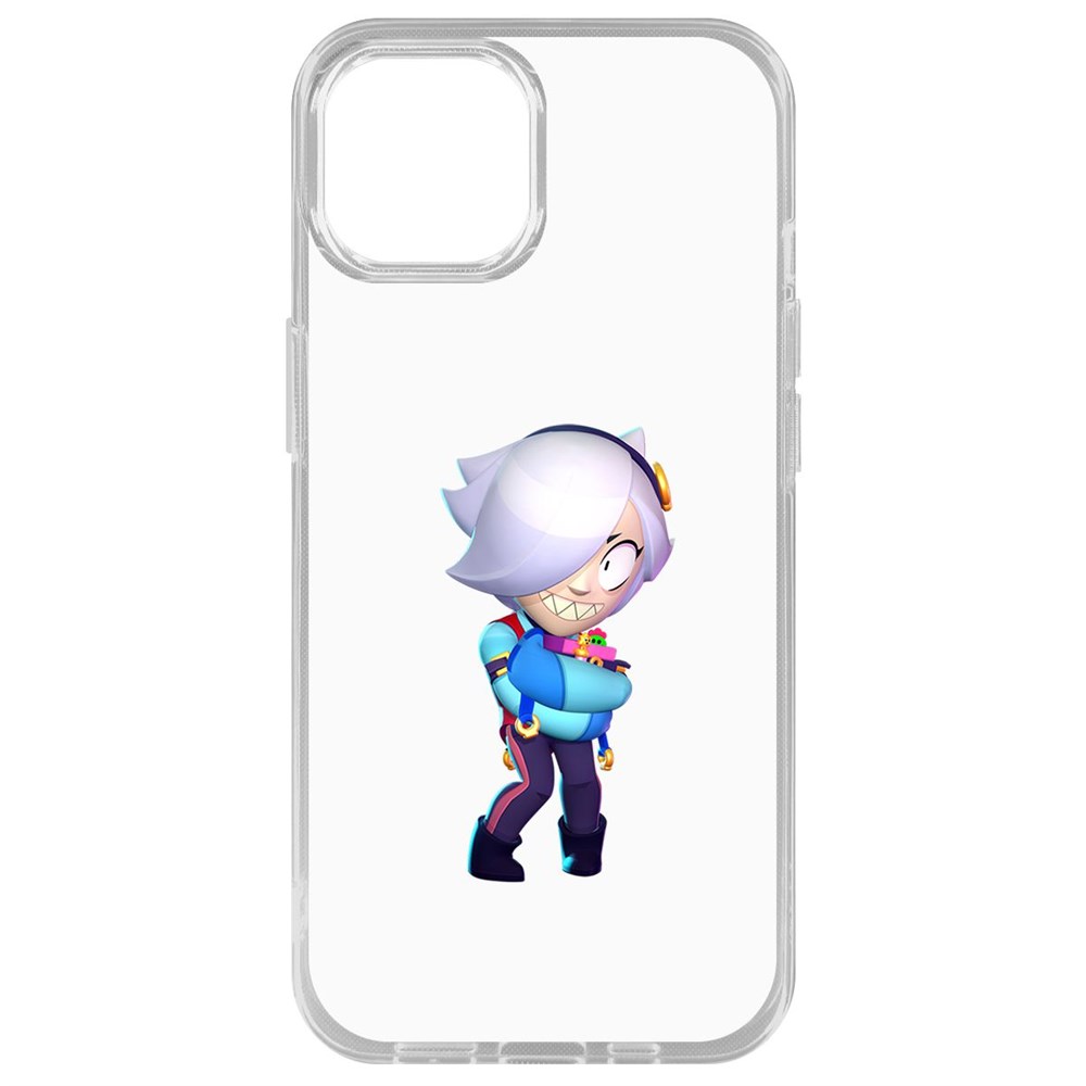 

Чехол-накладка Brawl Stars-Колетт для iPhone 14 Plus, Прозрачный