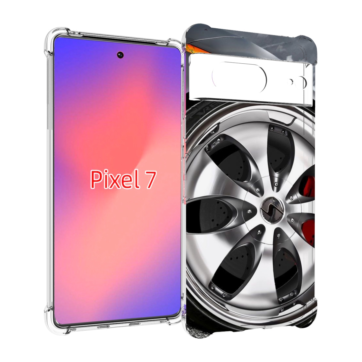 

Чехол Mypads Колесо Мужской Для Google Pixel 7, Прозрачный, Tocco