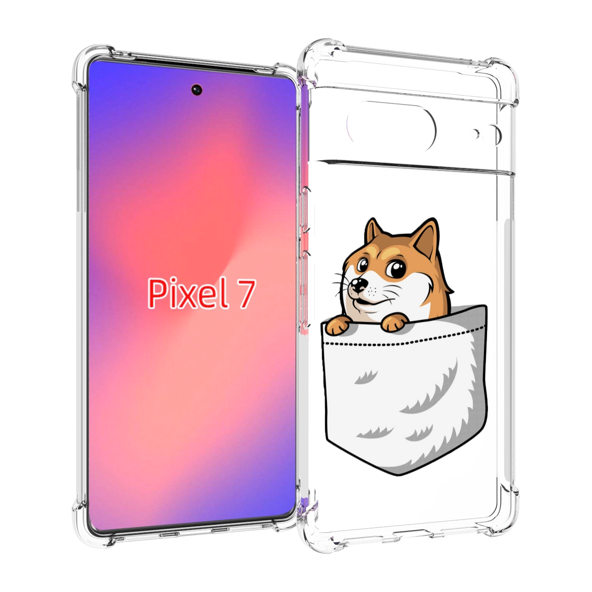 

Чехол Mypads Корги В Кармане Для Google Pixel 7, Прозрачный, Tocco