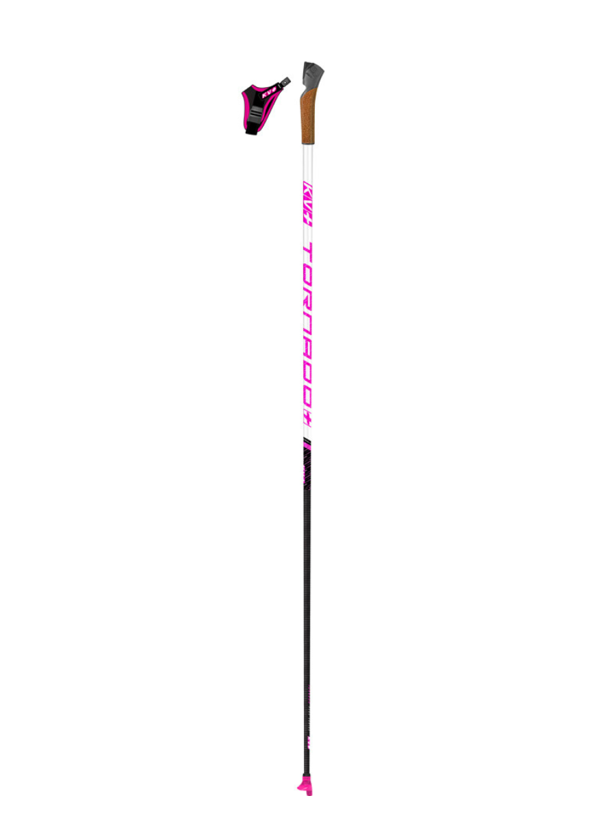 Палки лыжные Tornado Pink QCD 155 см
