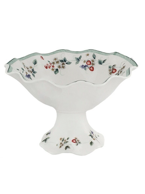 

Фруктовница на ножке Земляника Lenardi 36 см 105-953